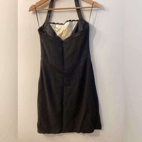 Escada Couture Black Halter Lace  Cocktail Formal Dress Size 2 US - Picture 8 of 16